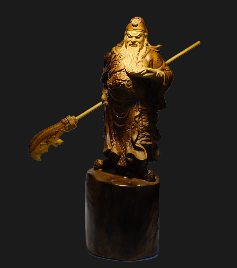 Taihang Root Carving Guan Yu Statue